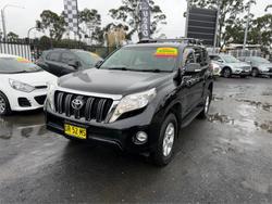 2017 TOYOTA LANDCRUISER PRADO GXL (4x4) GDJ150R MY17 BLACK