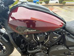 2026 Indian Scout Bobber 125th Anniversary Red with Black Crystal Fade