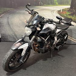 2014 Yamaha MT-07 White