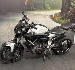 2014 Yamaha MT-07 White