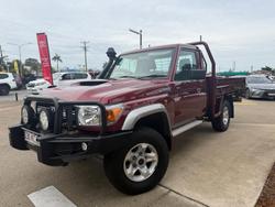 2021 Toyota Landcruiser GXL VDJ79R 4X4 Dual Range Merlot Red
