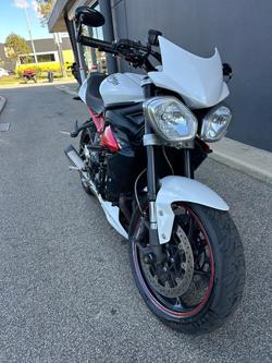 2015 Triumph Street Triple R ABS Street Triple White
