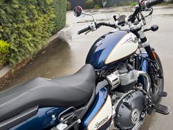 2023 Royal Enfield SUPER METEOR 650 INTERSTELLA CELESTIAL BLUE