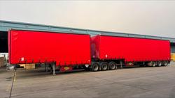 2015 Krueger 34P Drop Deck Red
