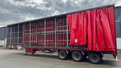 2015 Krueger 34P Drop Deck Red