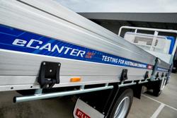 2024 Fuso Ecanter 818 Mwb Dropside Alloy Tray ECANTER White