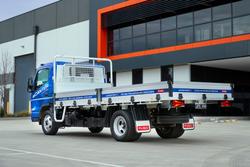 2024 Fuso Ecanter 818 Mwb Dropside Alloy Tray ECANTER White