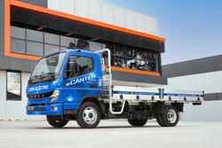 2024 Fuso Ecanter 818 Mwb Dropside Alloy Tray ECANTER White