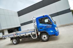 2024 Fuso Ecanter 818 Mwb Dropside Alloy Tray ECANTER White