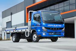 2024 Fuso Ecanter 818 Mwb Dropside Alloy Tray ECANTER White