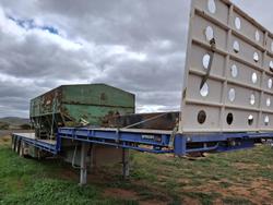 2019 Boomer Tri Axle Drop Deck Low Loader Blue