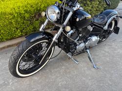 2010 Yamaha XVS650 V-STAR CUSTOM Black