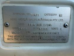 2002 Hino Fs 1K Series