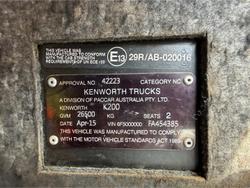 2015 Kenworth K200 Series 50th Anniversary