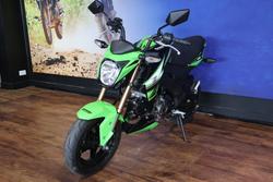 2017 Kawasaki Z125 PRO Green