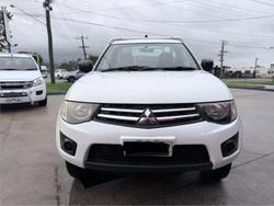 2013 Mitsubishi Triton GLX MN MY13 4x2 White