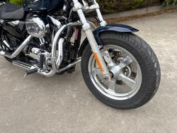 2012 HARLEY-DAVIDSON XL1200C 1200 CUSTOM Blue