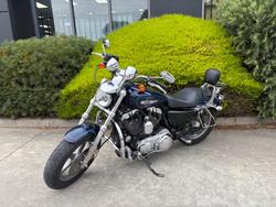 2012 HARLEY-DAVIDSON XL1200C 1200 CUSTOM Blue