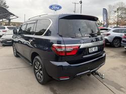2022 Nissan Patrol Ti-L Y62 MY22 4X4 Dual Range Hermosa Blue