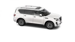 2026 Nissan Patrol Ti-L Y62 MY26 4X4 Dual Range Moonstone White