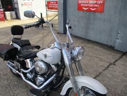 2008 HARLEY-DAVIDSON FLSTF FAT BOY WHITE