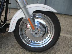 2008 HARLEY-DAVIDSON FLSTF FAT BOY WHITE