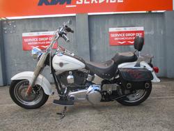 2008 HARLEY-DAVIDSON FLSTF FAT BOY WHITE