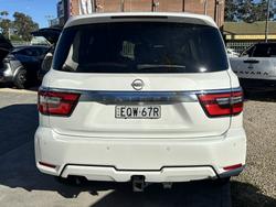 2021 Nissan Patrol Ti Y62 MY22 4X4 Dual Range Moonstone White