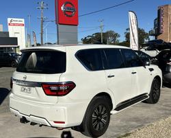 2021 Nissan Patrol Ti Y62 MY22 4X4 Dual Range Moonstone White