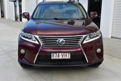 2013 Lexus RX 450h Luxury GYL15R 4X4 On Demand Garnet Red