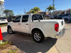 2012 Nissan Navara ST-X 550 D40 Series 5 4X4 Dual Range Arctic White