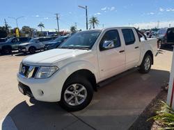 2012 Nissan Navara ST-X 550 D40 Series 5 4X4 Dual Range Arctic White