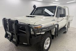 2019 Toyota Landcruiser GXL VDJ79R 4X4 Dual Range French Vanilla