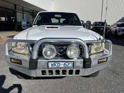 2008 Nissan Patrol ST GU 6 MY08 4X4 Dual Range White