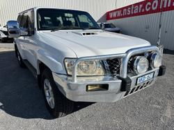 2008 Nissan Patrol ST GU 6 MY08 4X4 Dual Range White