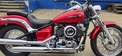 2007 Yamaha XVS650 V-STAR CUSTOM Red