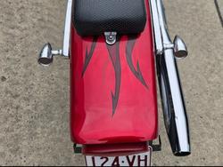 2007 Yamaha XVS650 V-STAR CUSTOM Red
