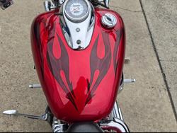 2007 Yamaha XVS650 V-STAR CUSTOM Red