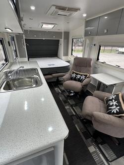 2020 Red Centre Newell 206 rear door caravan