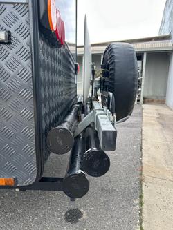 2020 Red Centre Newell 206 rear door caravan