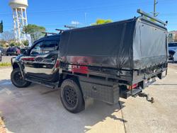 2010 Mitsubishi Triton GLX-R MN MY10 4X4 Dual Range Black