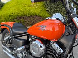 2006 Yamaha XVS650 V-STAR CUSTOM Orange