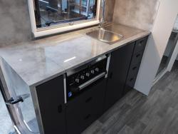 2026 Cadillac RV Gaia Rear Club Lounge With Full Victron Package