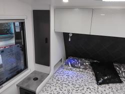 2026 Cadillac RV Gaia Rear Club Lounge With Full Victron Package