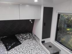 2026 Cadillac RV Gaia Rear Club Lounge With Full Victron Package