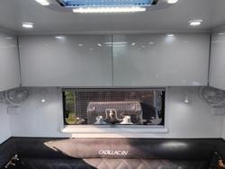 2026 Cadillac RV Gaia Rear Club Lounge With Full Victron Package