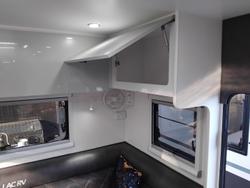 2026 Cadillac RV Gaia Rear Club Lounge With Full Victron Package