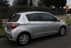2018 Toyota Yaris Ascent NCP130R Silver Pearl