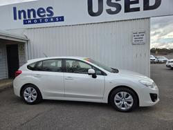 2013 Subaru Impreza 2.0i G4 MY13 WHITE