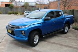 2022 Mitsubishi Triton GLX+ MR MY23 4X4 Dual Range Blue